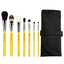 Bdellium Studio 7pc. Brush Set with Roll-Up Pouch - The Makeup Armoury
