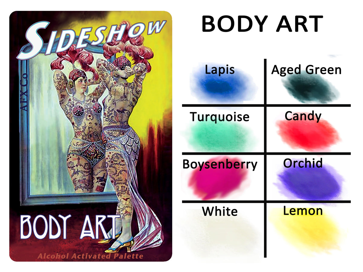 Sideshow Body Art Palette – The Makeup Armoury