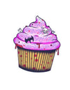 Tattooed Now! Halloween Creepy Brain Cupcake - The Makeup Armoury 